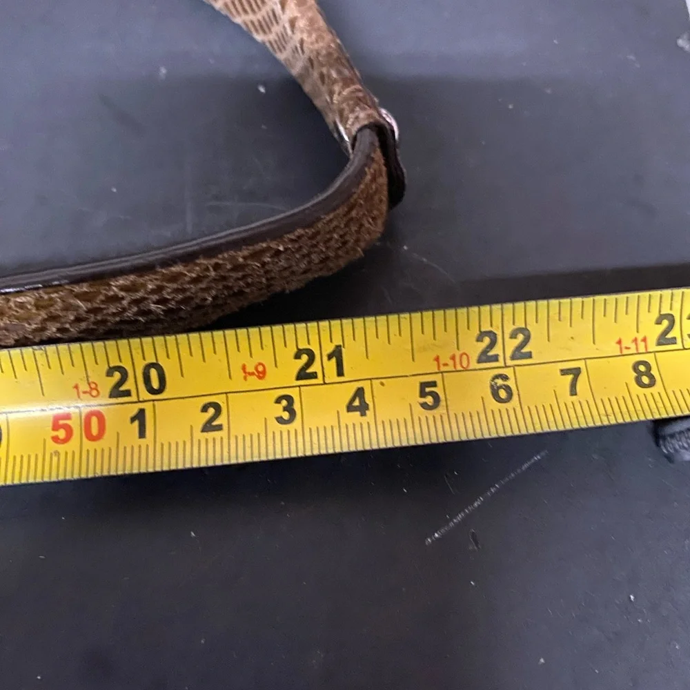 COACH Cream and Brown Leather Crossbody Bag - Picture 7 of 8